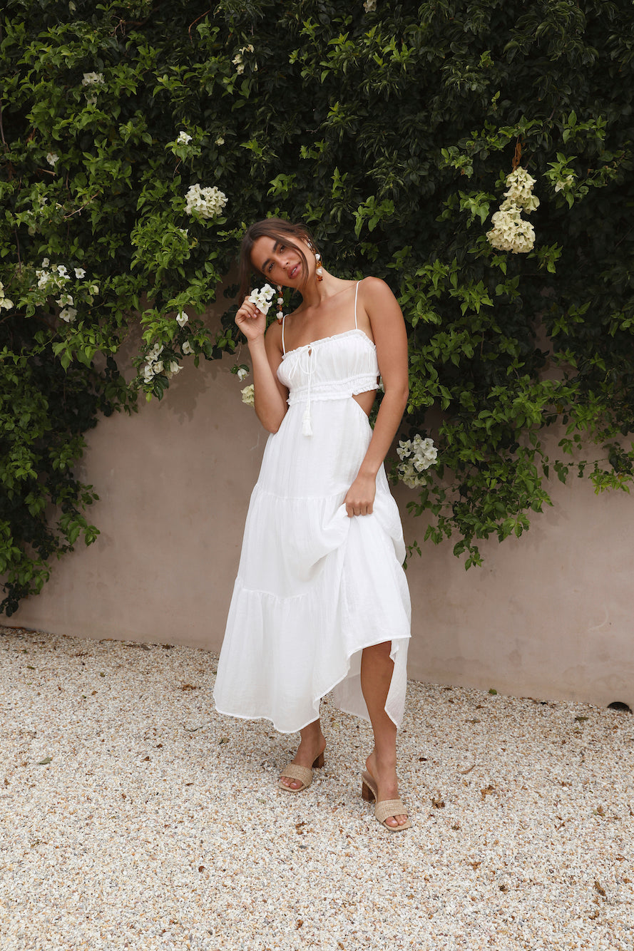 Heartbreaker Maxi Dress White-Seaa Fashion