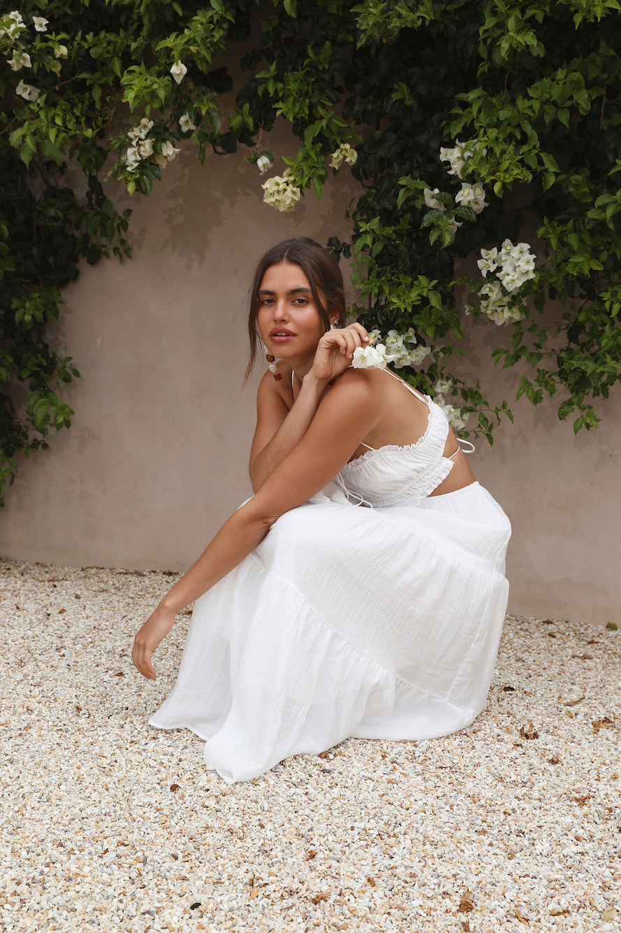 Heartbreaker Maxi Dress White-Seaa Fashion