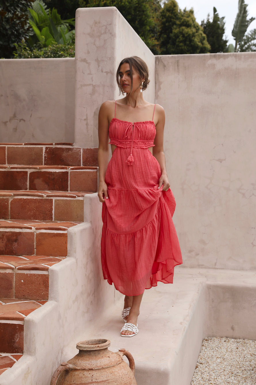Heartbreaker Maxi Dress Red-Seaa Fashion