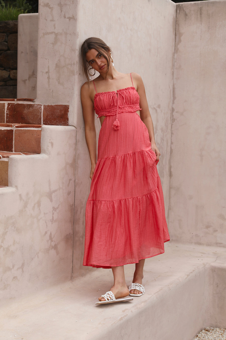 Heartbreaker Maxi Dress Red-Seaa Fashion
