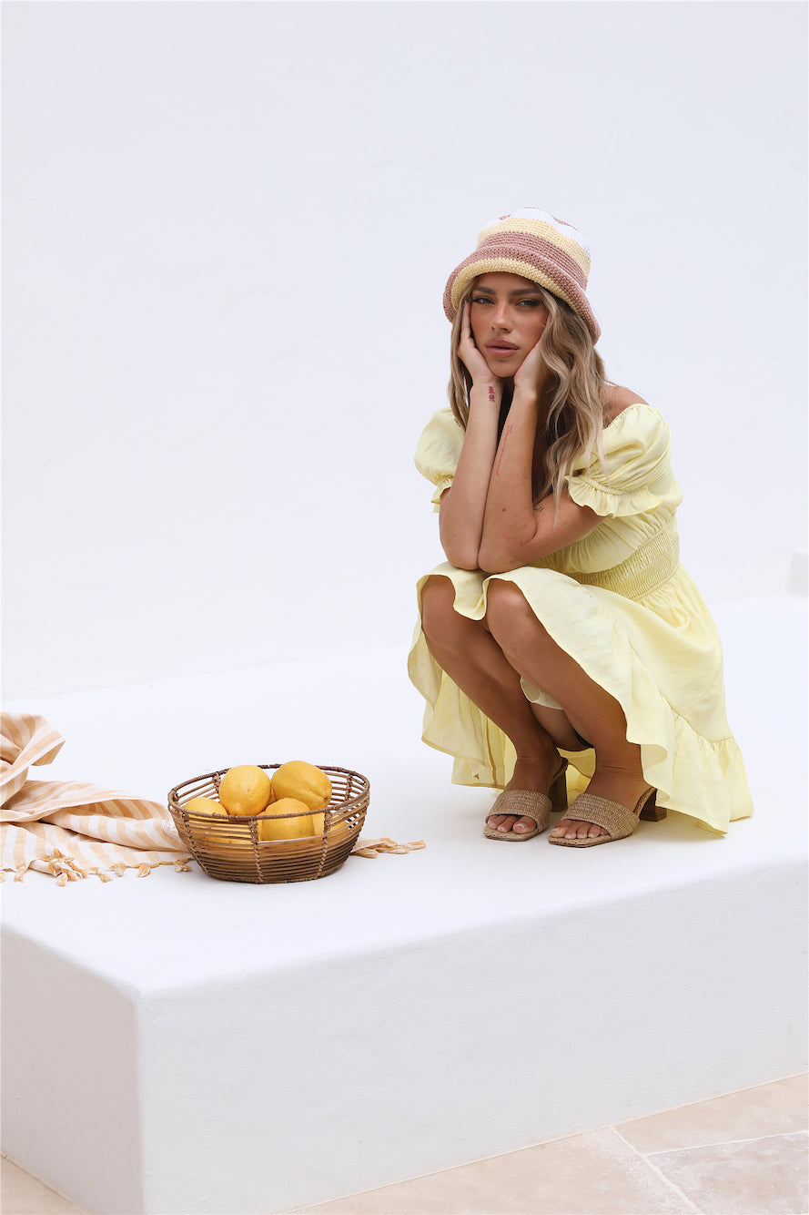 The Golden Hours Dress Yellow-Seaa Fashion
