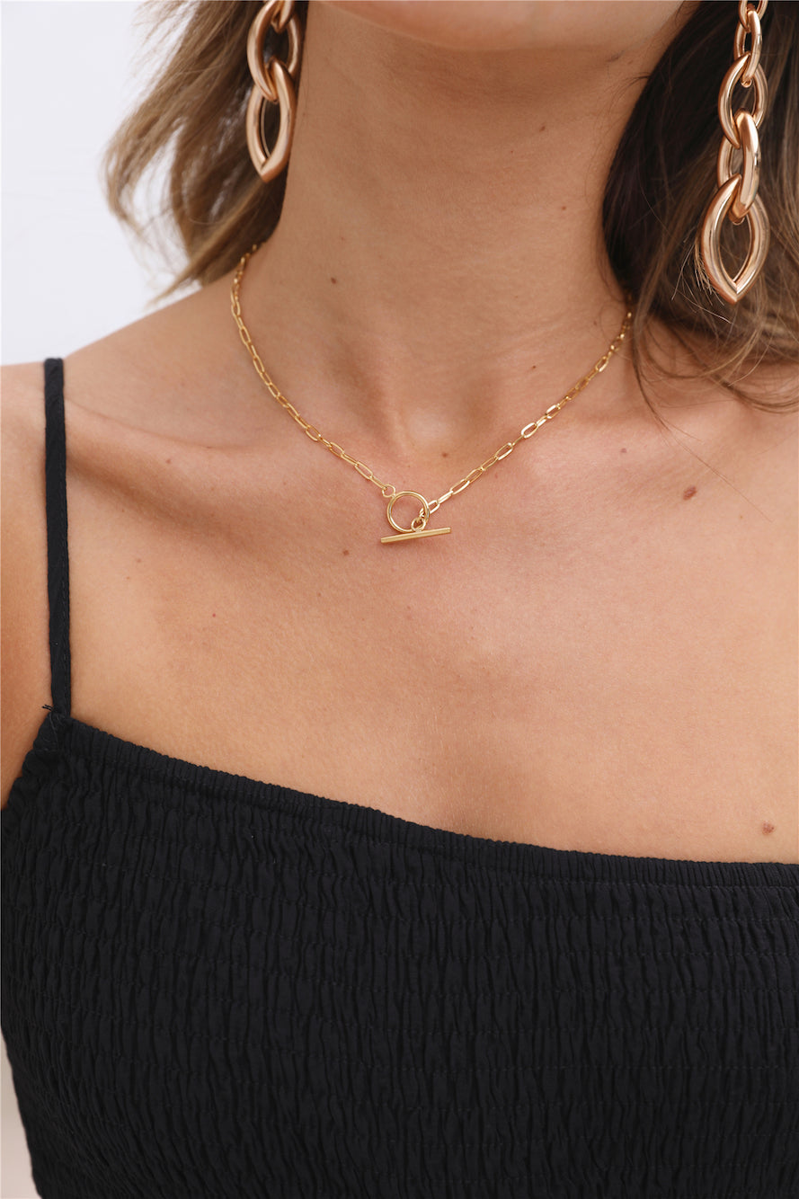 18K Going Forth Necklace Gold-Seaa Fashion