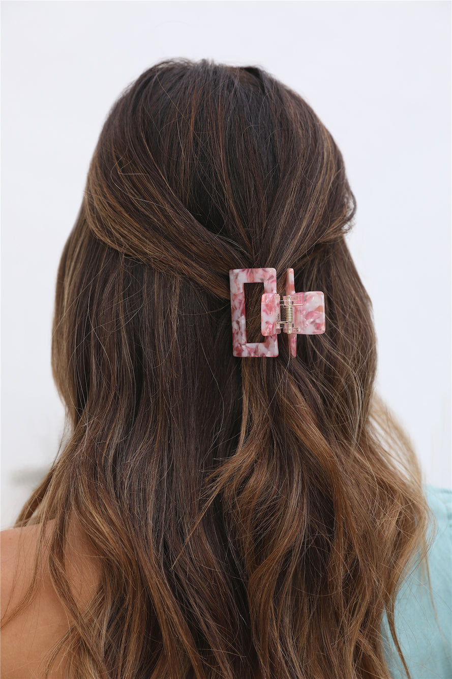 Vivid Dream Hair Claw Pink-Seaa Fashion