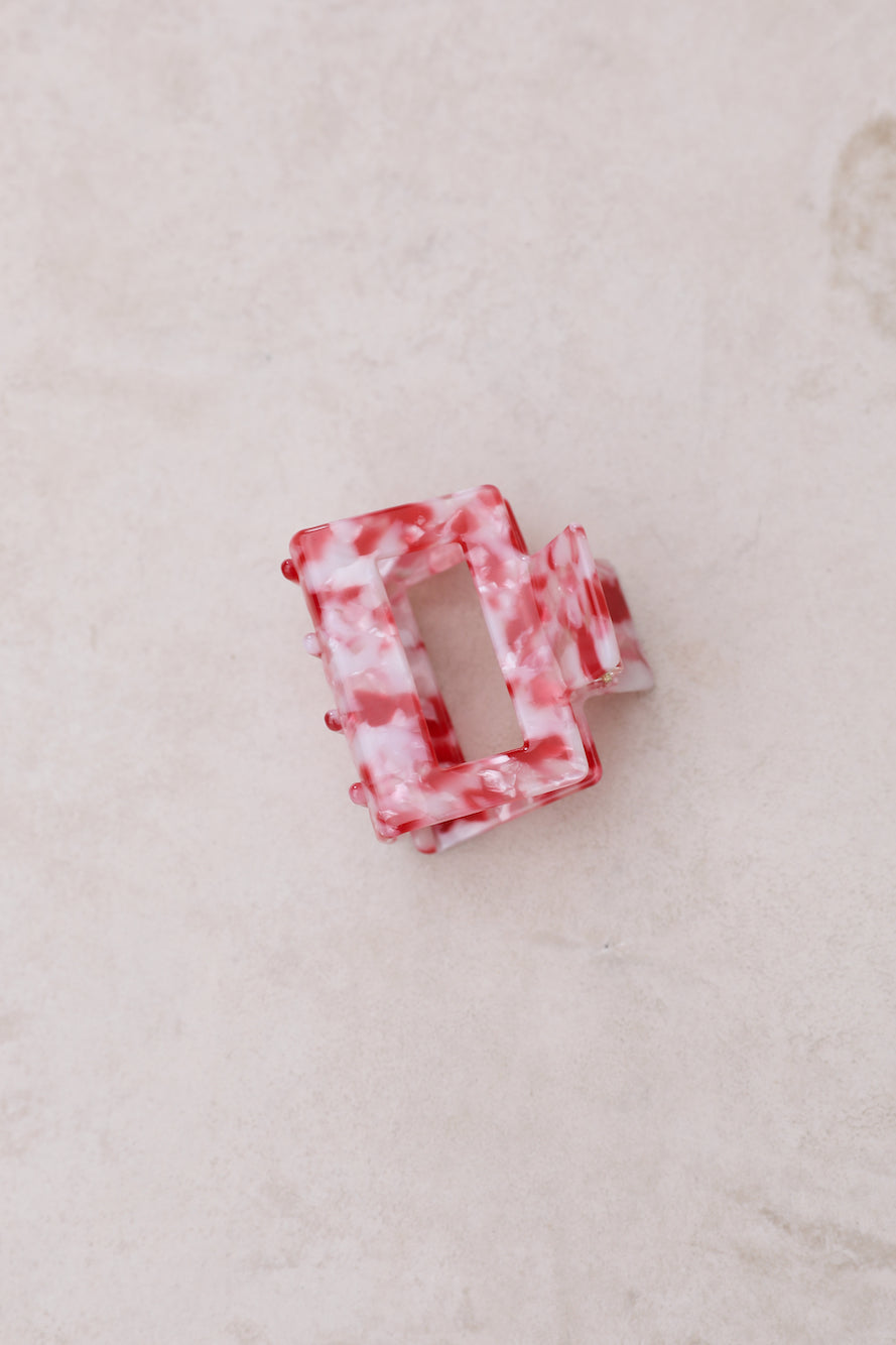 Vivid Dream Hair Claw Red-Seaa Fashion