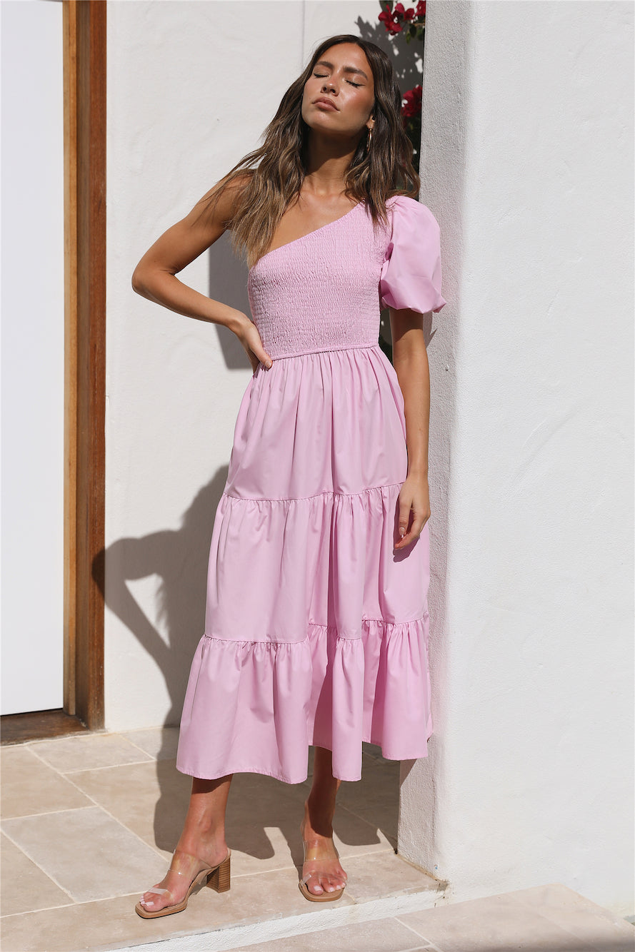 Strawberry Daiquiri Maxi Dress Pink-Seaa Fashion