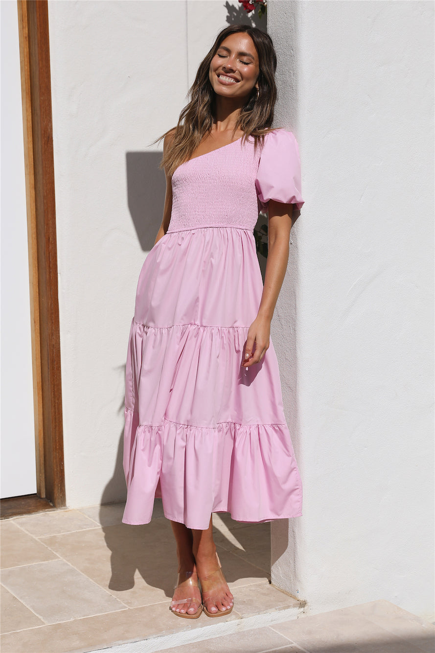 Strawberry Daiquiri Maxi Dress Pink-Seaa Fashion