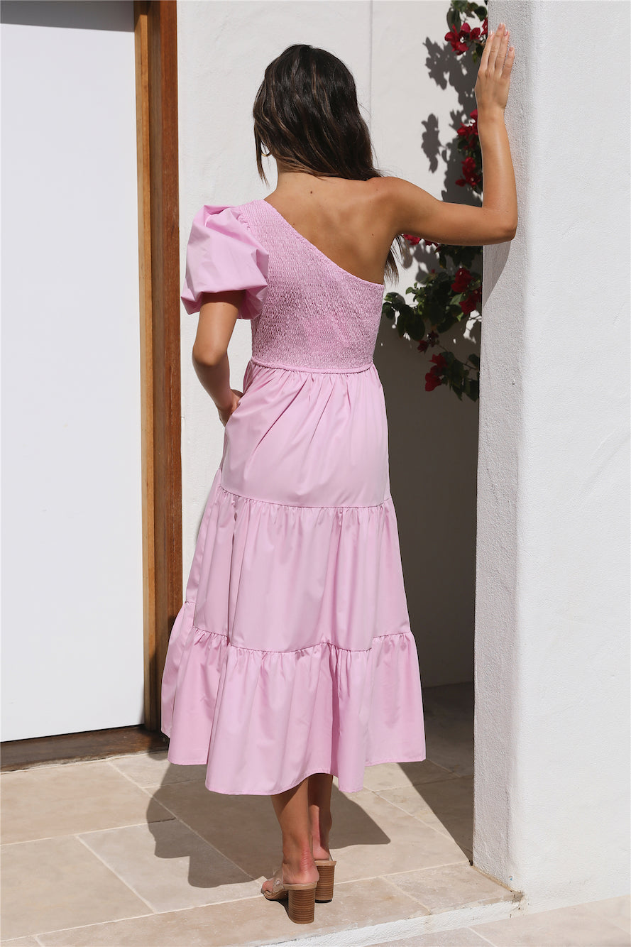 Strawberry Daiquiri Maxi Dress Pink-Seaa Fashion
