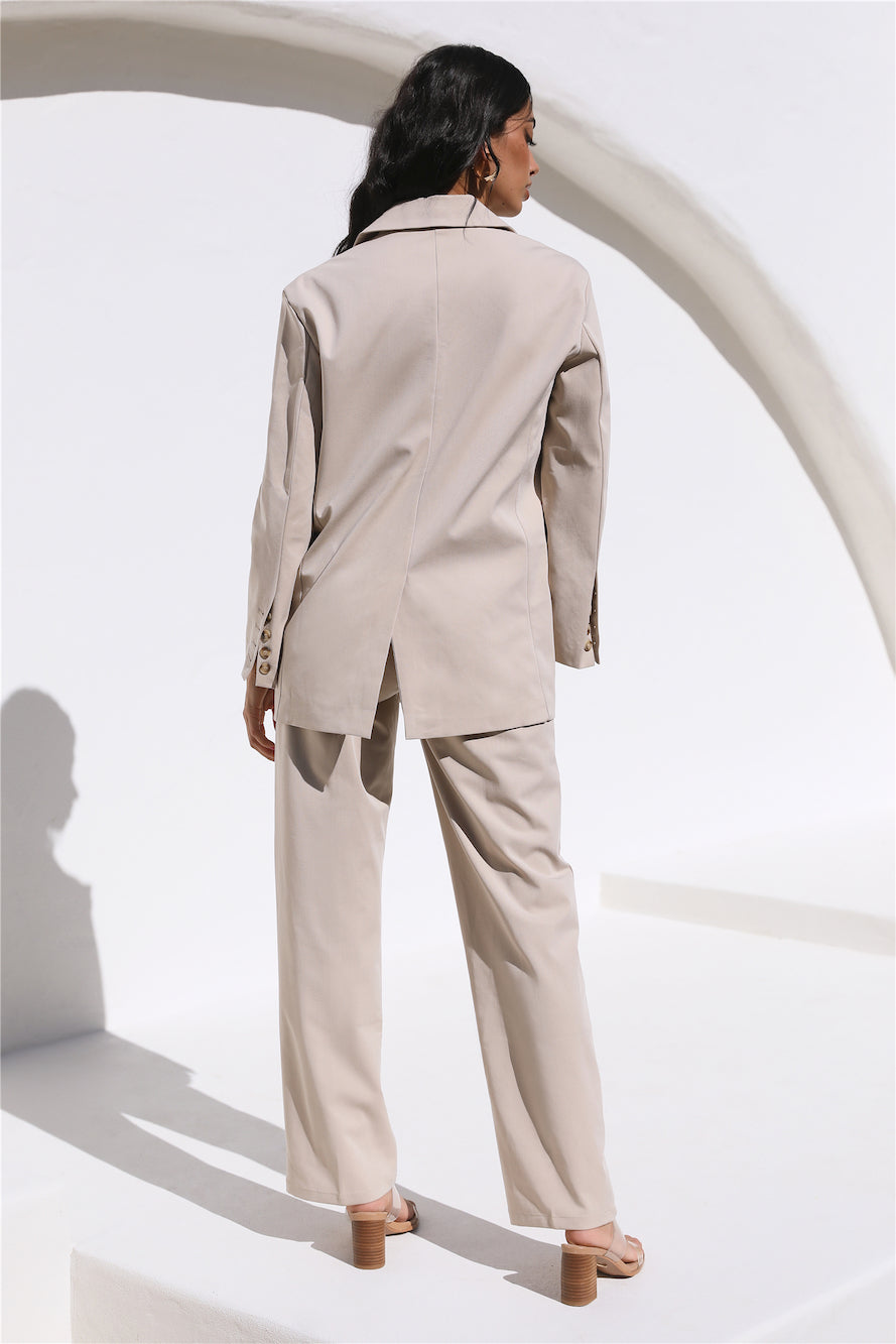 Twin Flame Pants Beige-Seaa Fashion