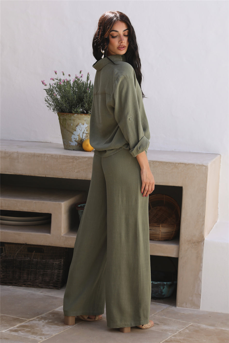 SEVEN WONDERS Kym Pants Khaki-Seaa Fashion