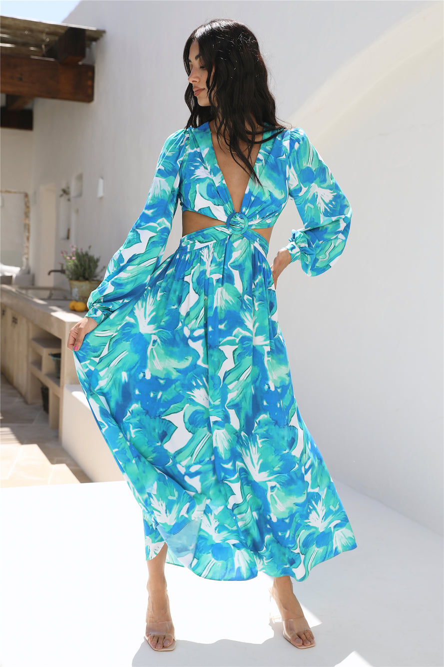 Big Dreamer Maxi Dress Blue-Seaa Fashion