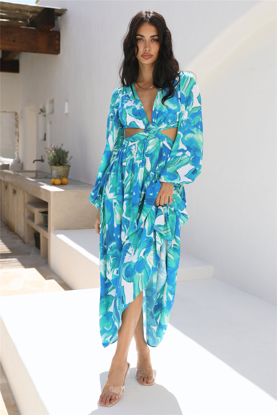 Big Dreamer Maxi Dress Blue-Seaa Fashion