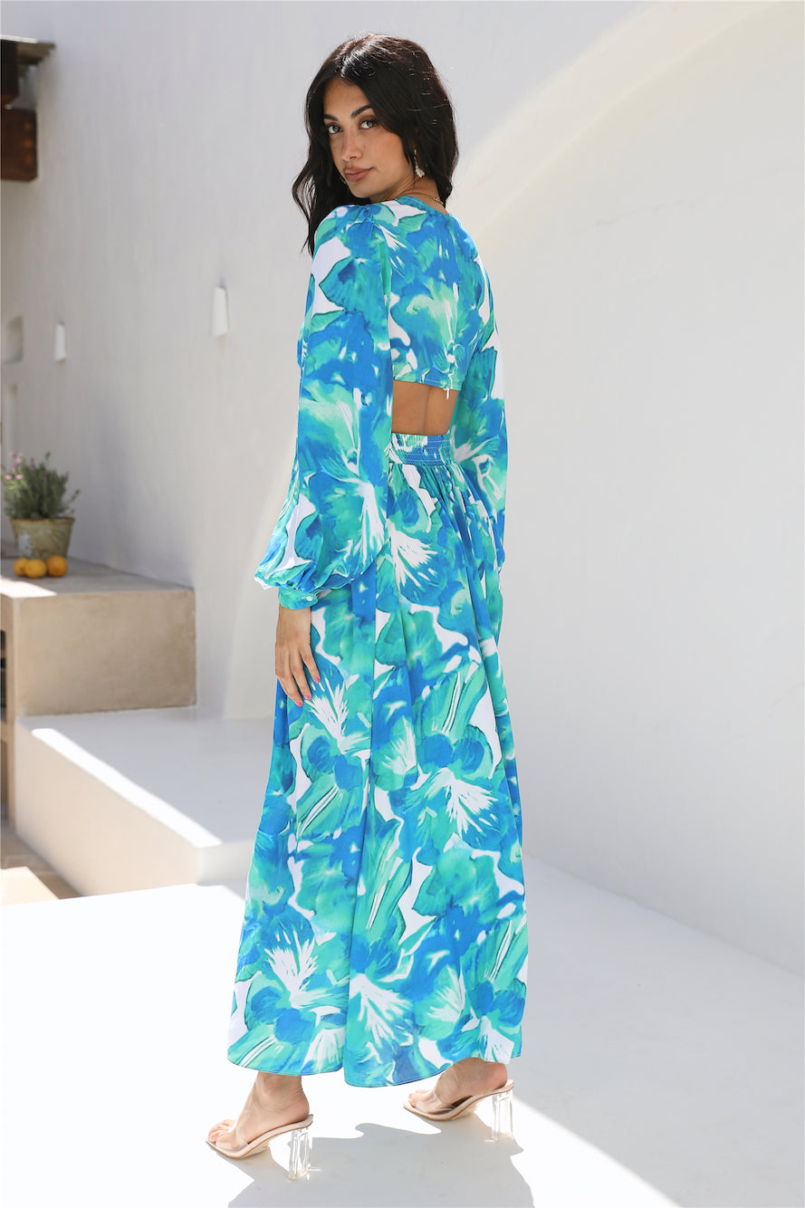 Big Dreamer Maxi Dress Blue-Seaa Fashion