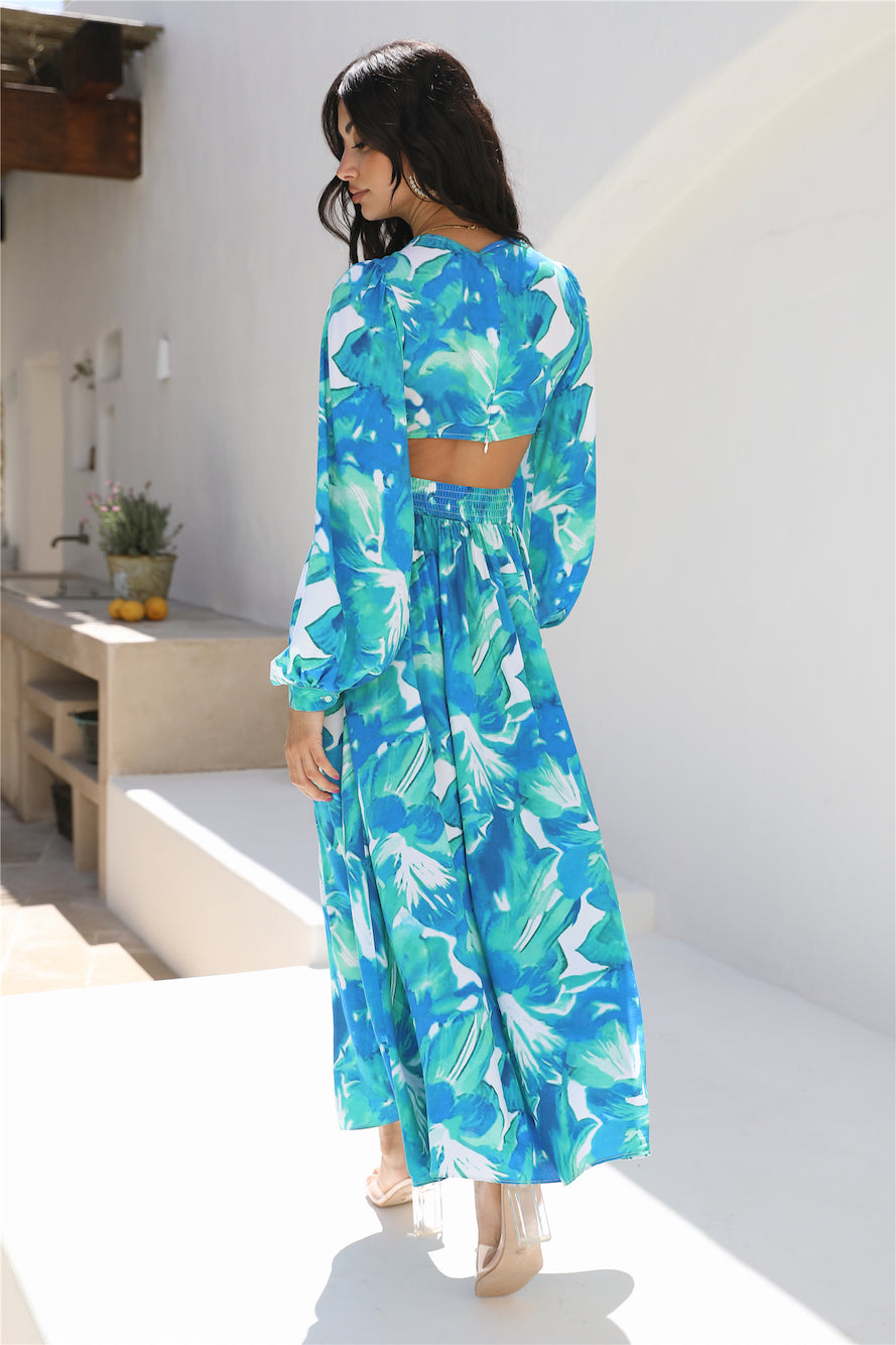 Big Dreamer Maxi Dress Blue-Seaa Fashion