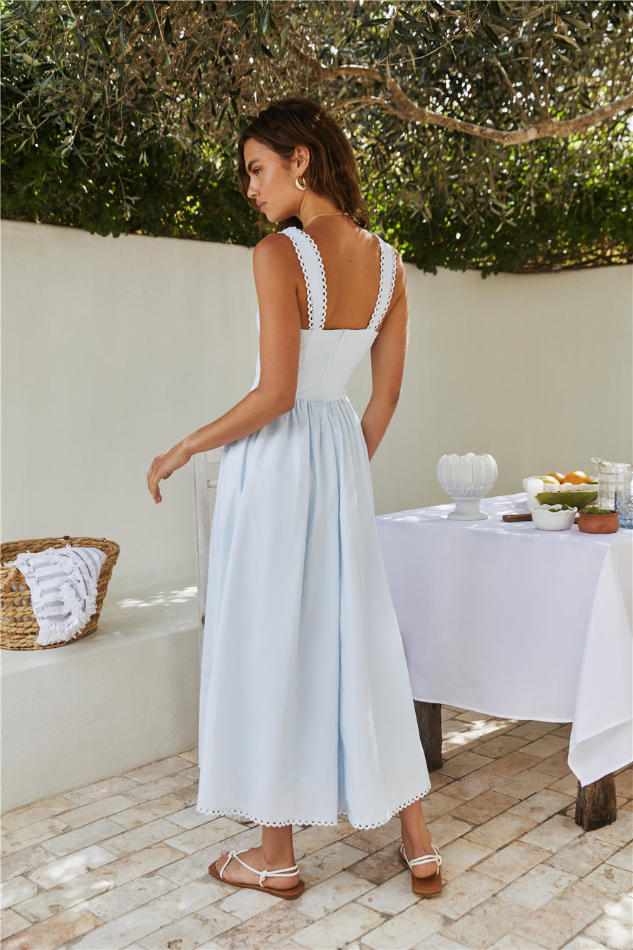 Wandering Soul Maxi Dress Blue-Seaa Fashion