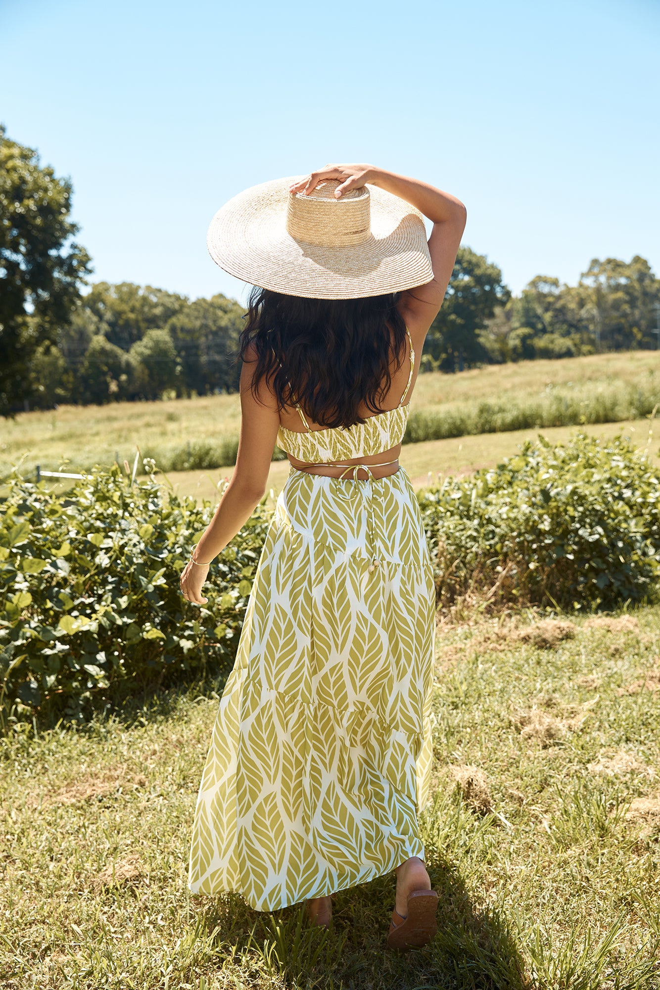 Tropic Trails Maxi Dress Green-Seaa Fashion