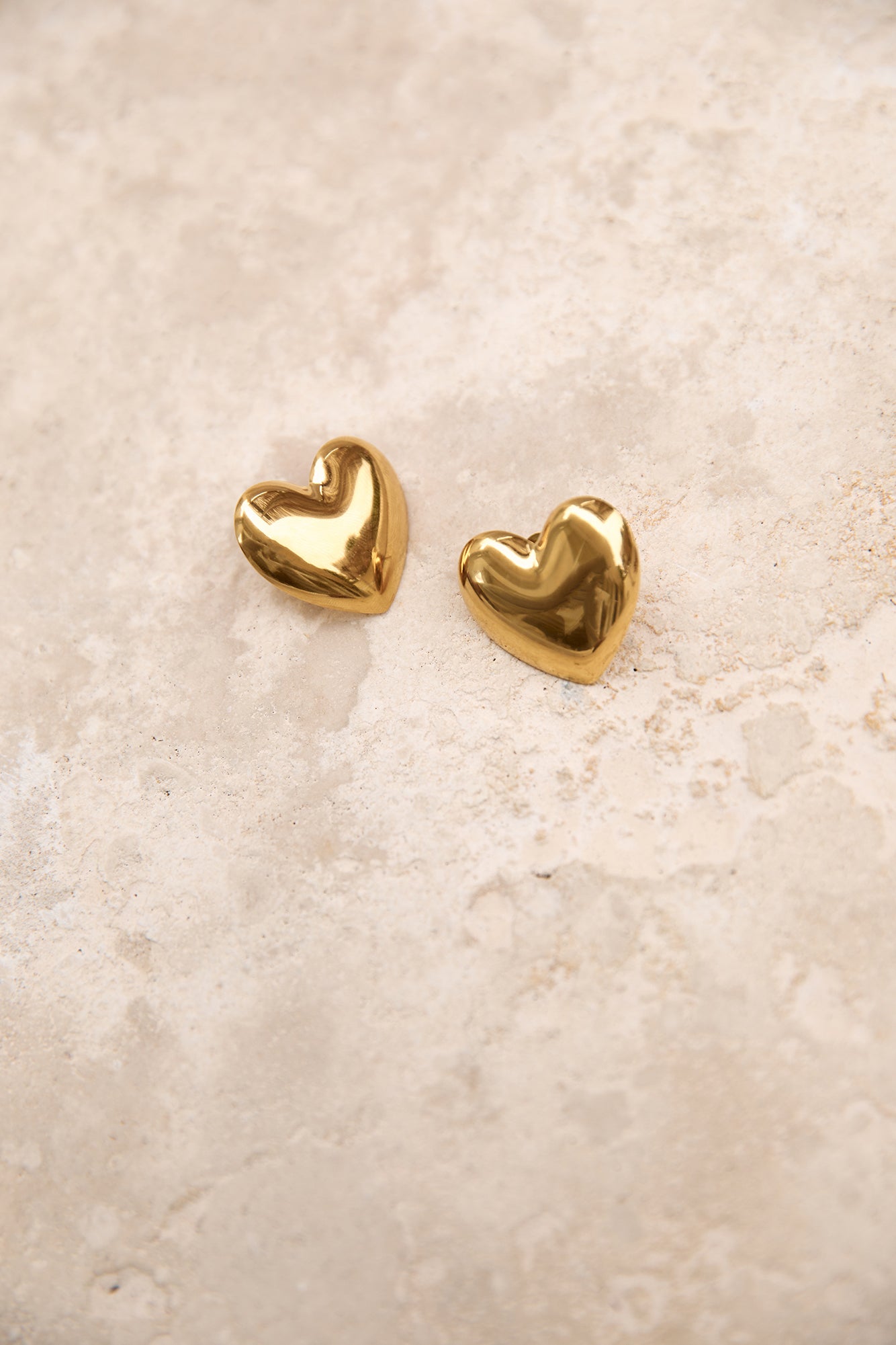 18k Gold Plated Lover Earrings Gold-Seaa Fashion