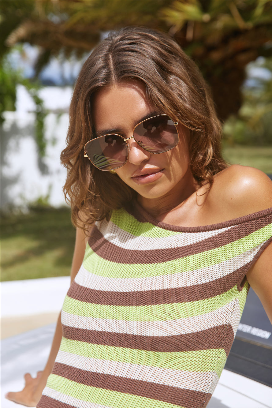 Monaco Sunglasses Brown-Seaa Fashion