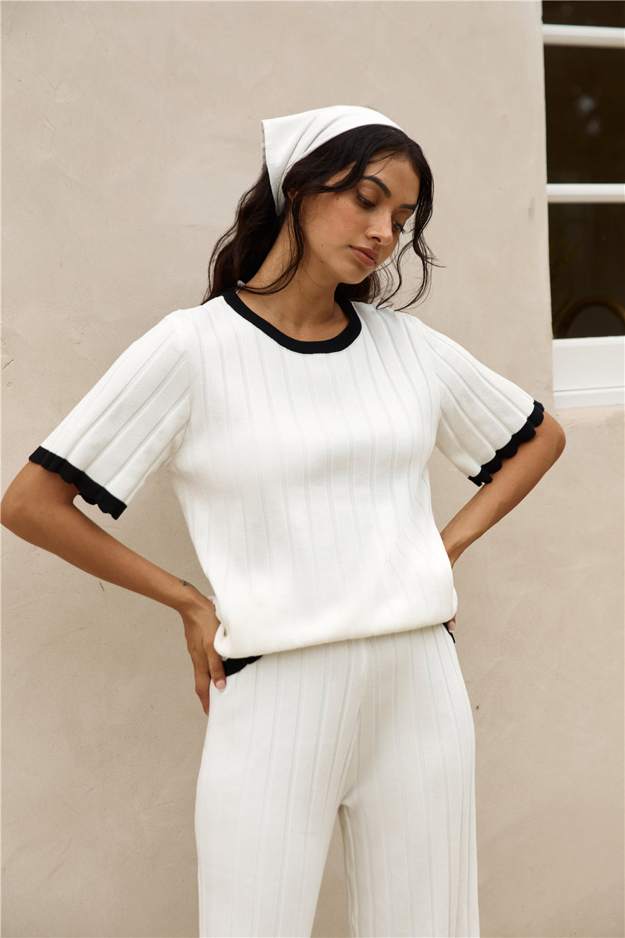 Colder Days Knit Top White-Seaa Fashion