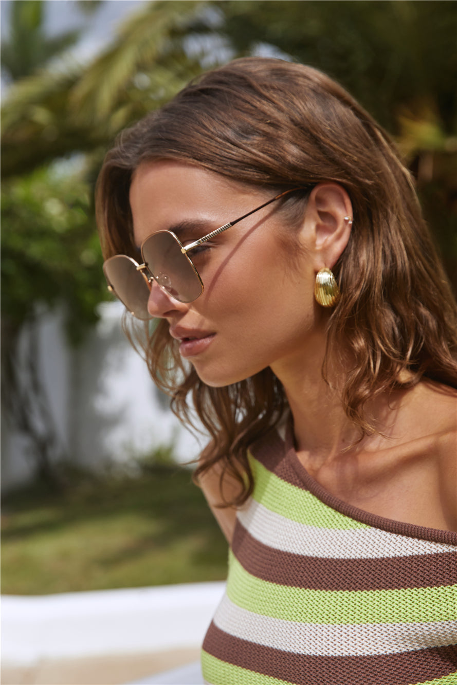 Monaco Sunglasses Brown-Seaa Fashion