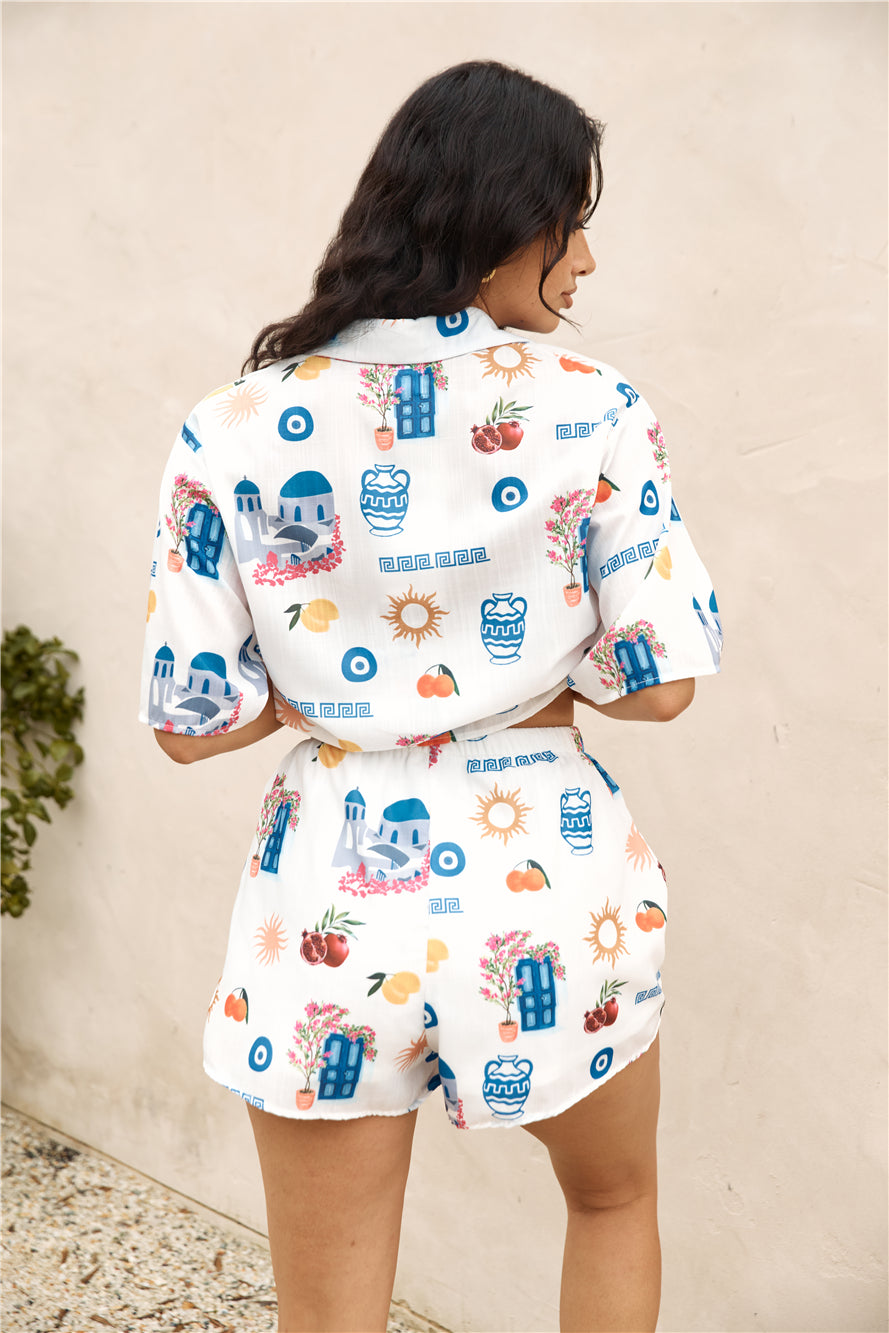 Santorini Summer Set Blue-Seaa Fashion