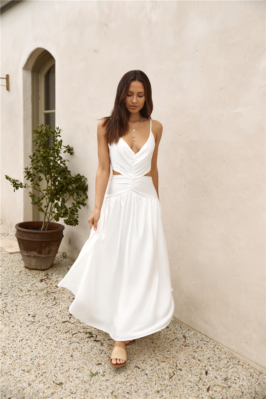 Azure Horizon Maxi Dress White-Seaa Fashion