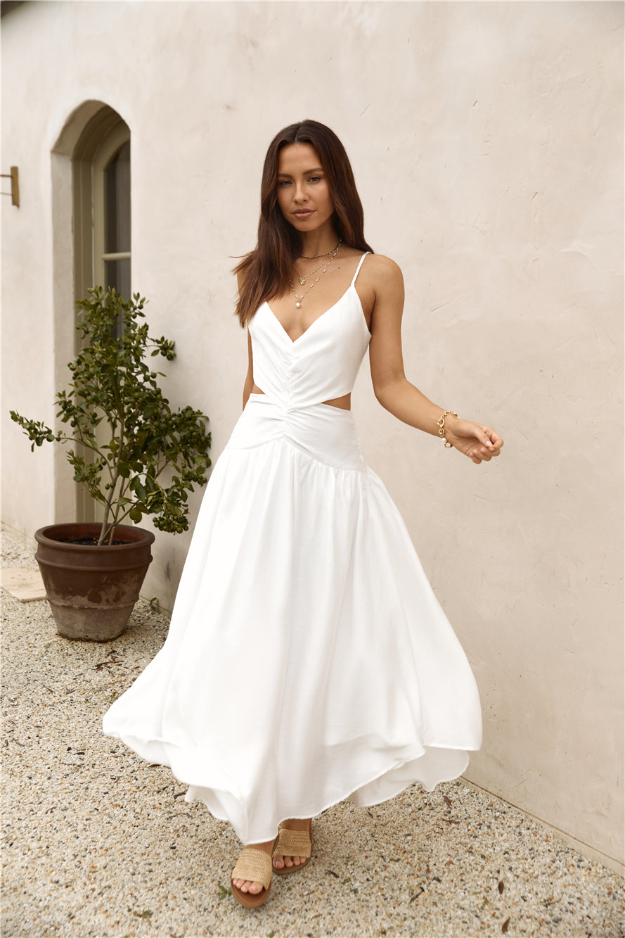 Azure Horizon Maxi Dress White-Seaa Fashion