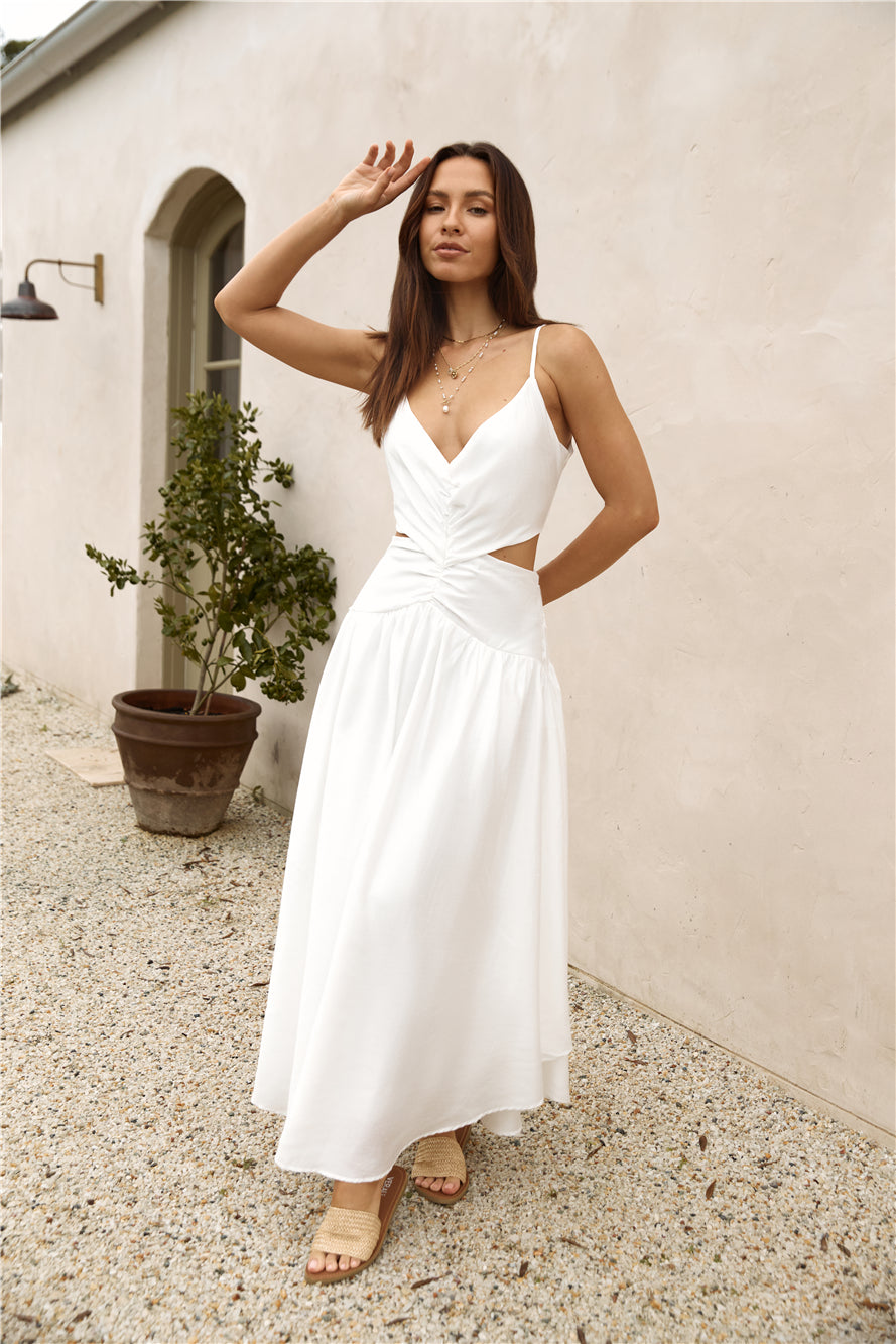 Azure Horizon Maxi Dress White-Seaa Fashion