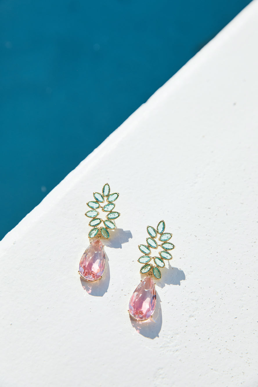 18k Gold Plated Island Treasure Earrings Gold-Seaa Fashion