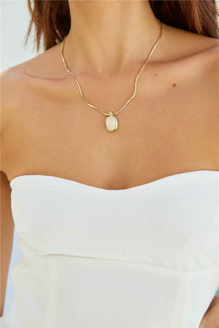 18k Gold Plated Saski Necklace Gold-Seaa Fashion