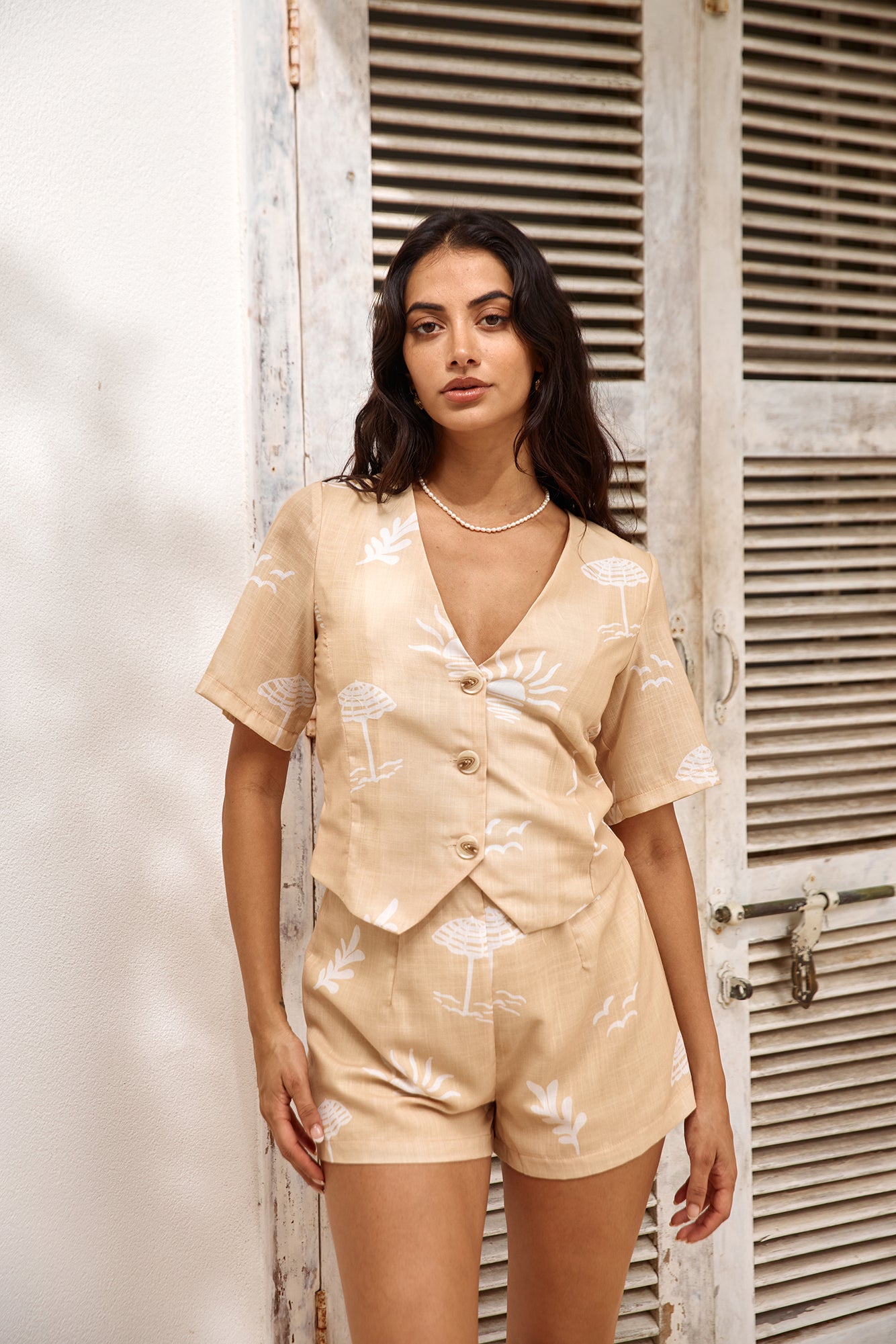 Shade Seeker Short Beige-Seaa Fashion