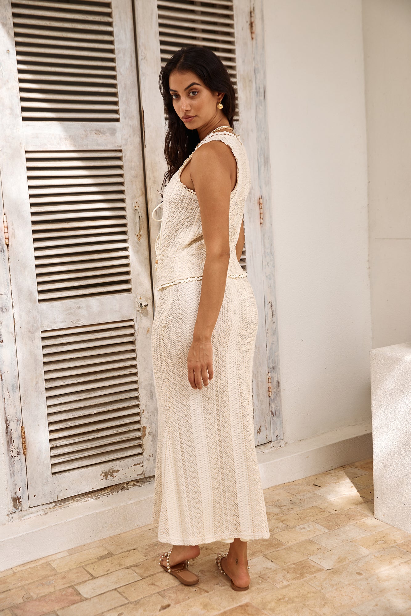 Villa Bliss Top Beige-Seaa Fashion