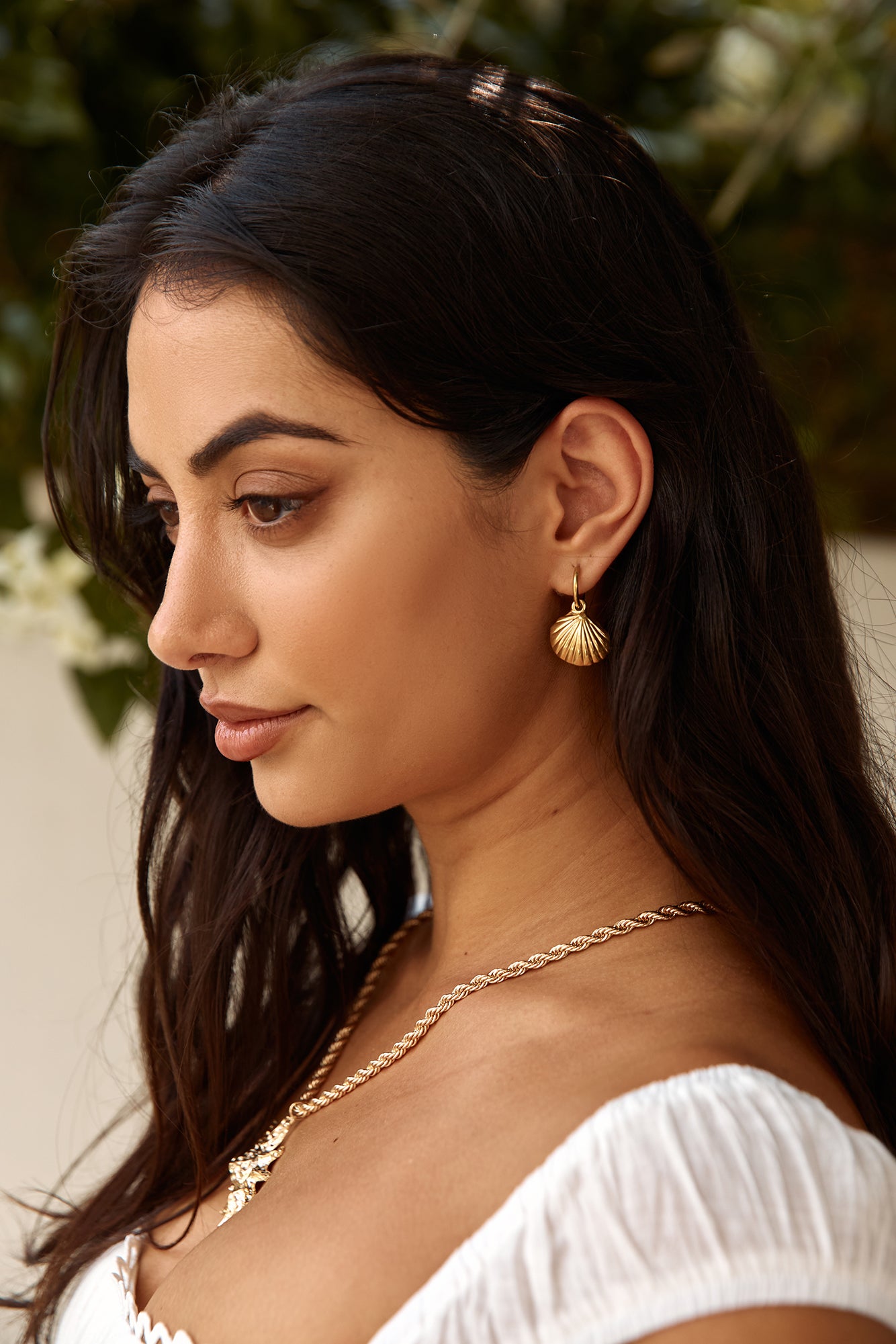 18k Gold Plated Shore Discovery Earrings Gold-Seaa Fashion