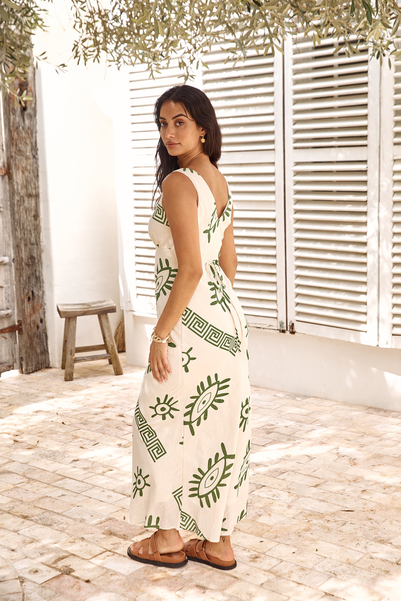 Vacation Calling Maxi Dress Green-Seaa Fashion