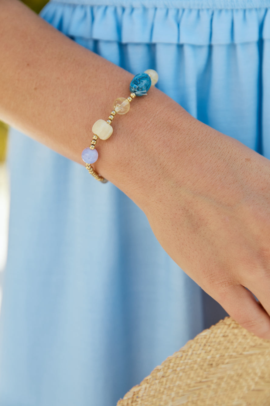 18k Gold Plated Salty Secret Bracelet Gold-Seaa Fashion