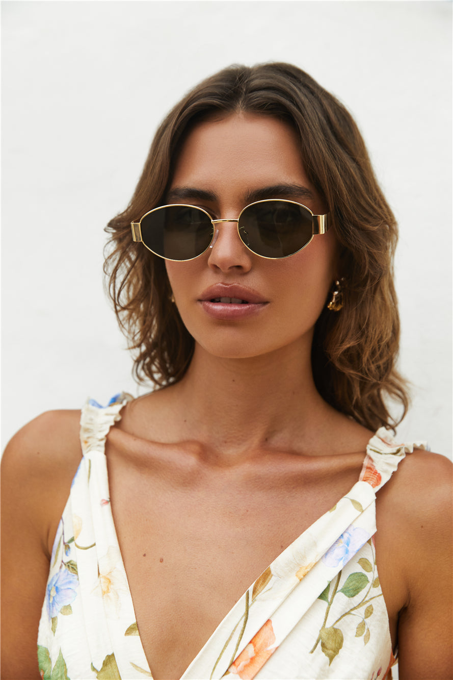Vienna Sunglasses Gold-Seaa Fashion