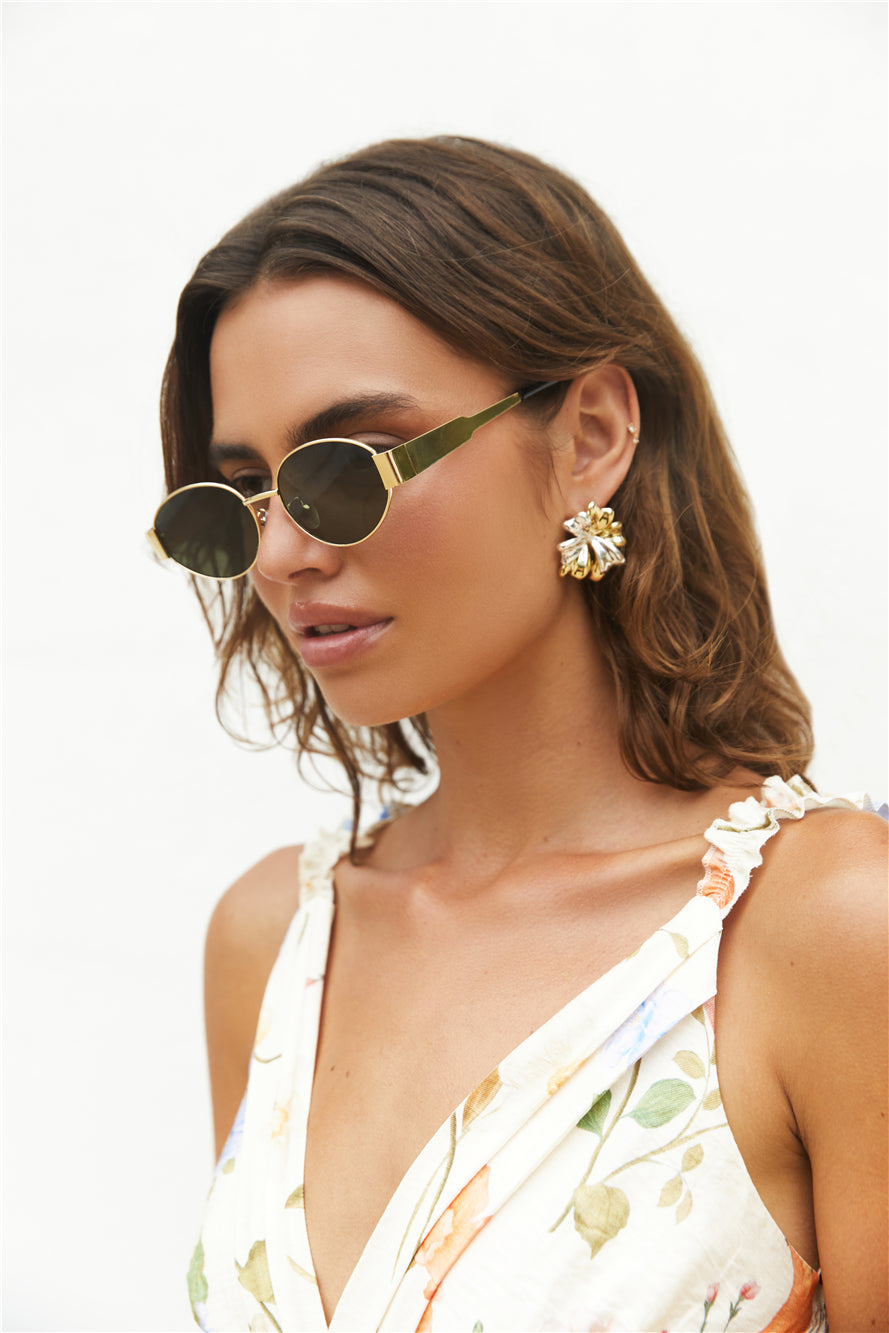 Vienna Sunglasses Gold-Seaa Fashion