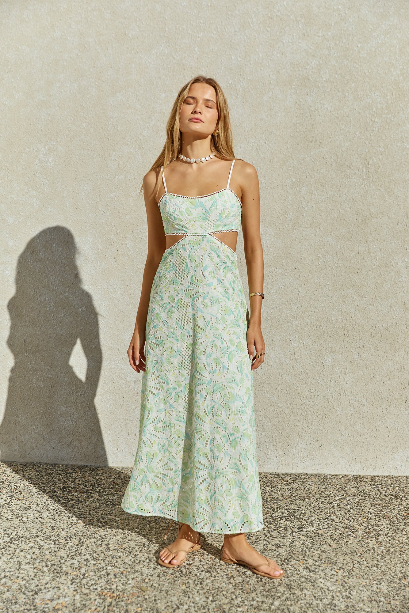 Zahara Maxi Dress Green-Seaa Fashion