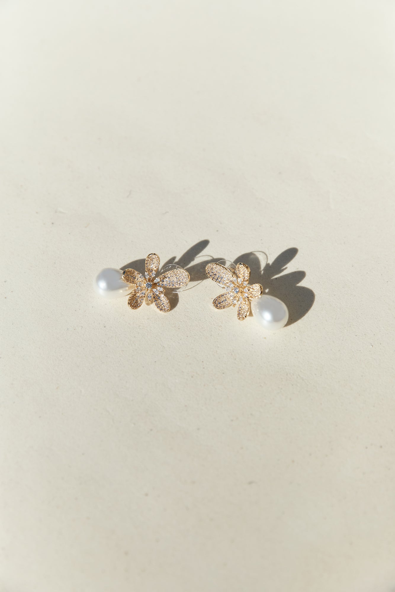 18k Gold Plated Sunlit Siren Earrings Gold-Seaa Fashion