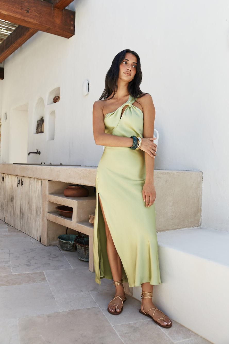 Chasing Summer Maxi Dress Green-Seaa Fashion