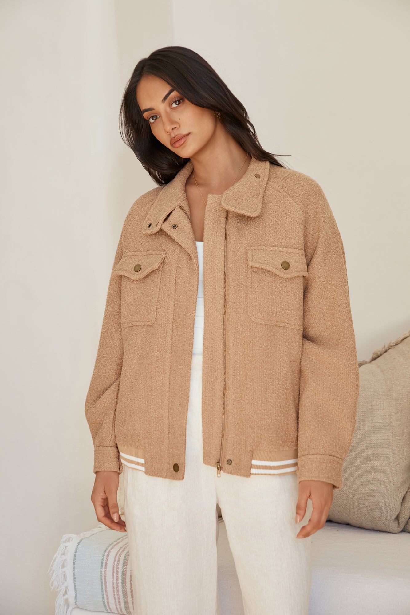 Winter Whimsy Jacket Caramel-Seaa Fashion