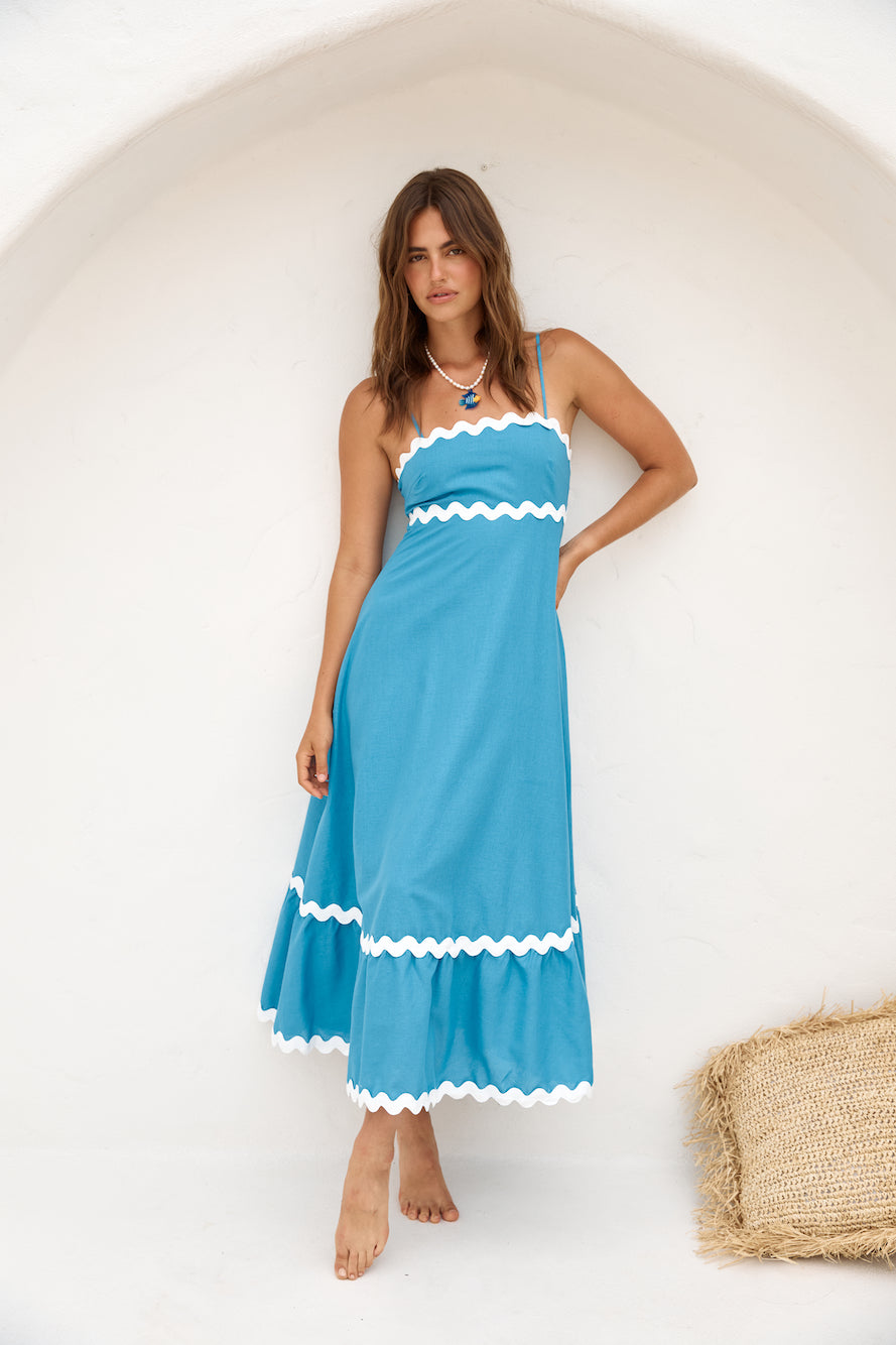 Sweet Devotion Maxi Dress Blue-Seaa Fashion