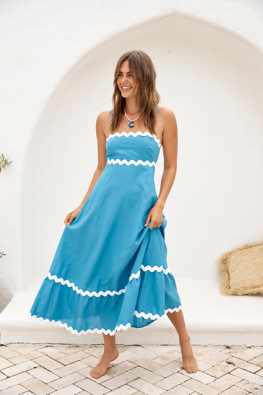 Sweet Devotion Maxi Dress Blue-Seaa Fashion