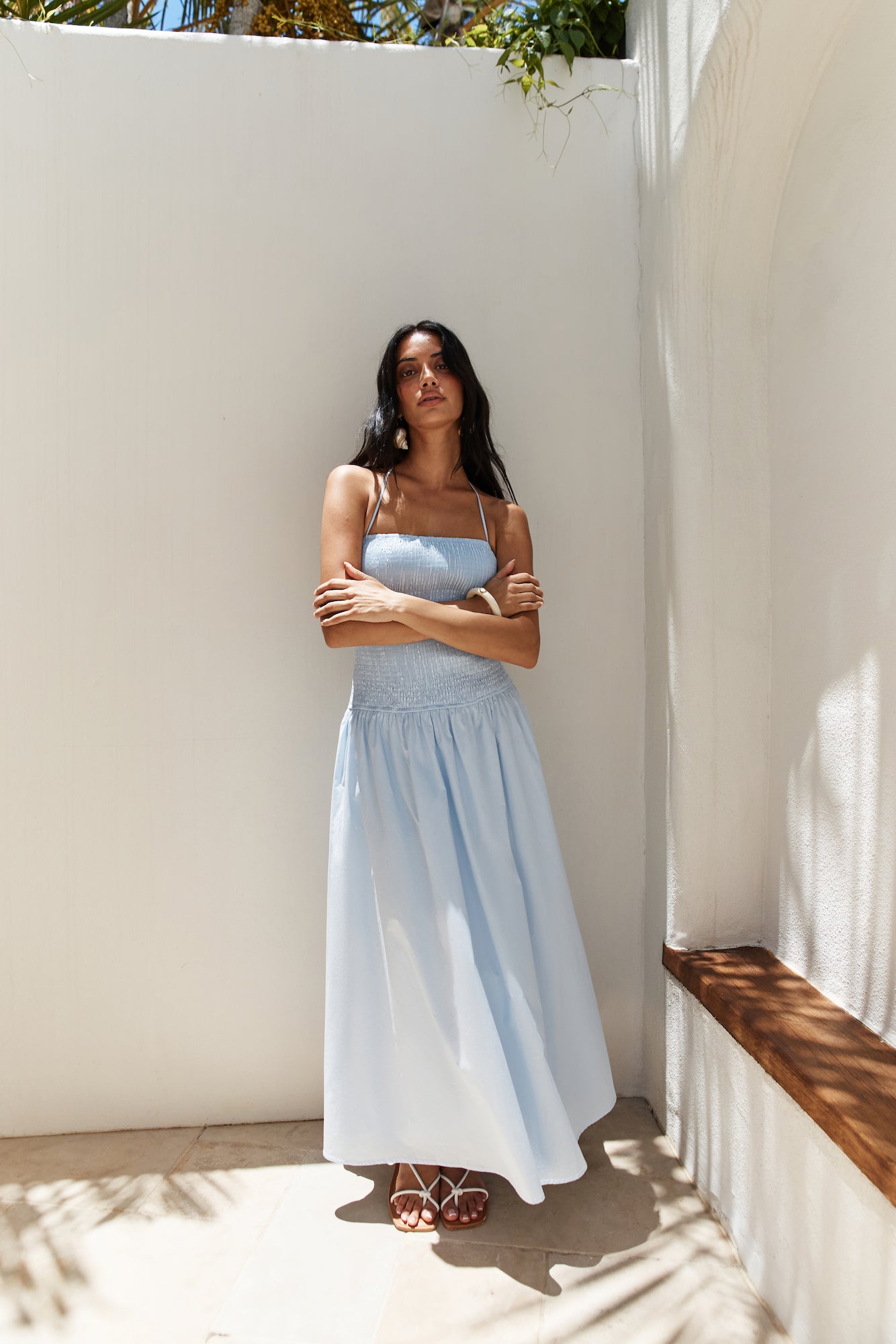 Blessed Destiny Maxi Dress Blue-Seaa Fashion