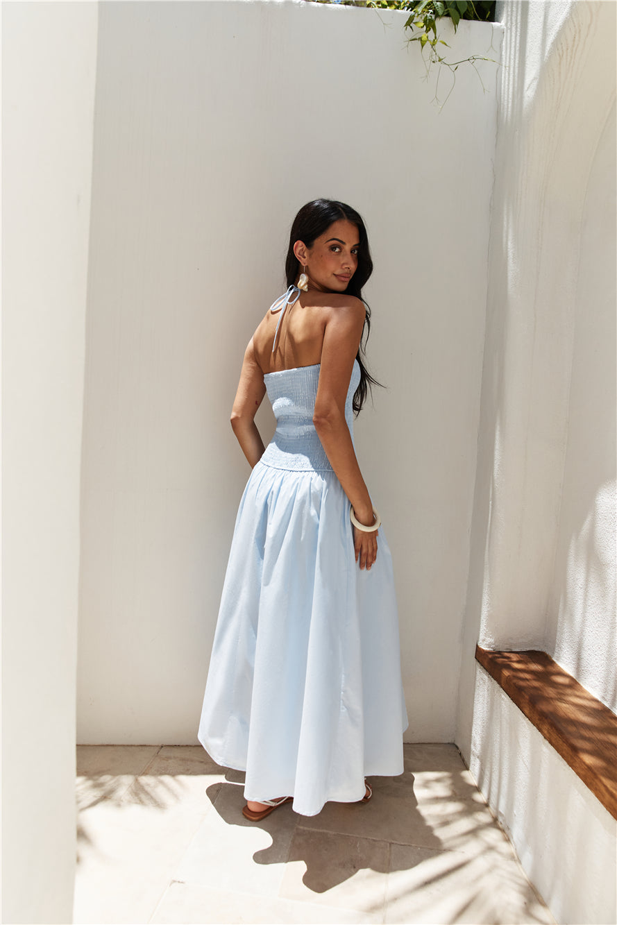 Blessed Destiny Maxi Dress Blue-Seaa Fashion