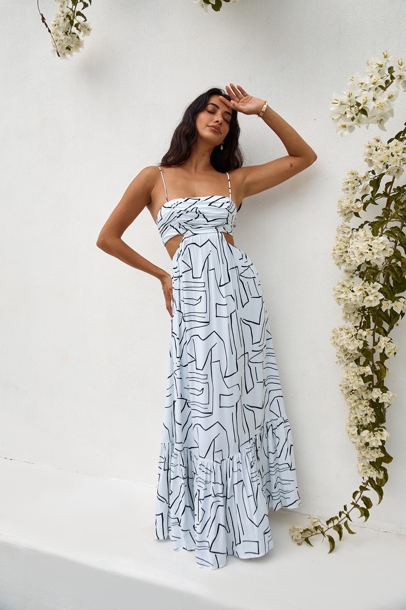 Times Have Changed Maxi Dress White-Seaa Fashion