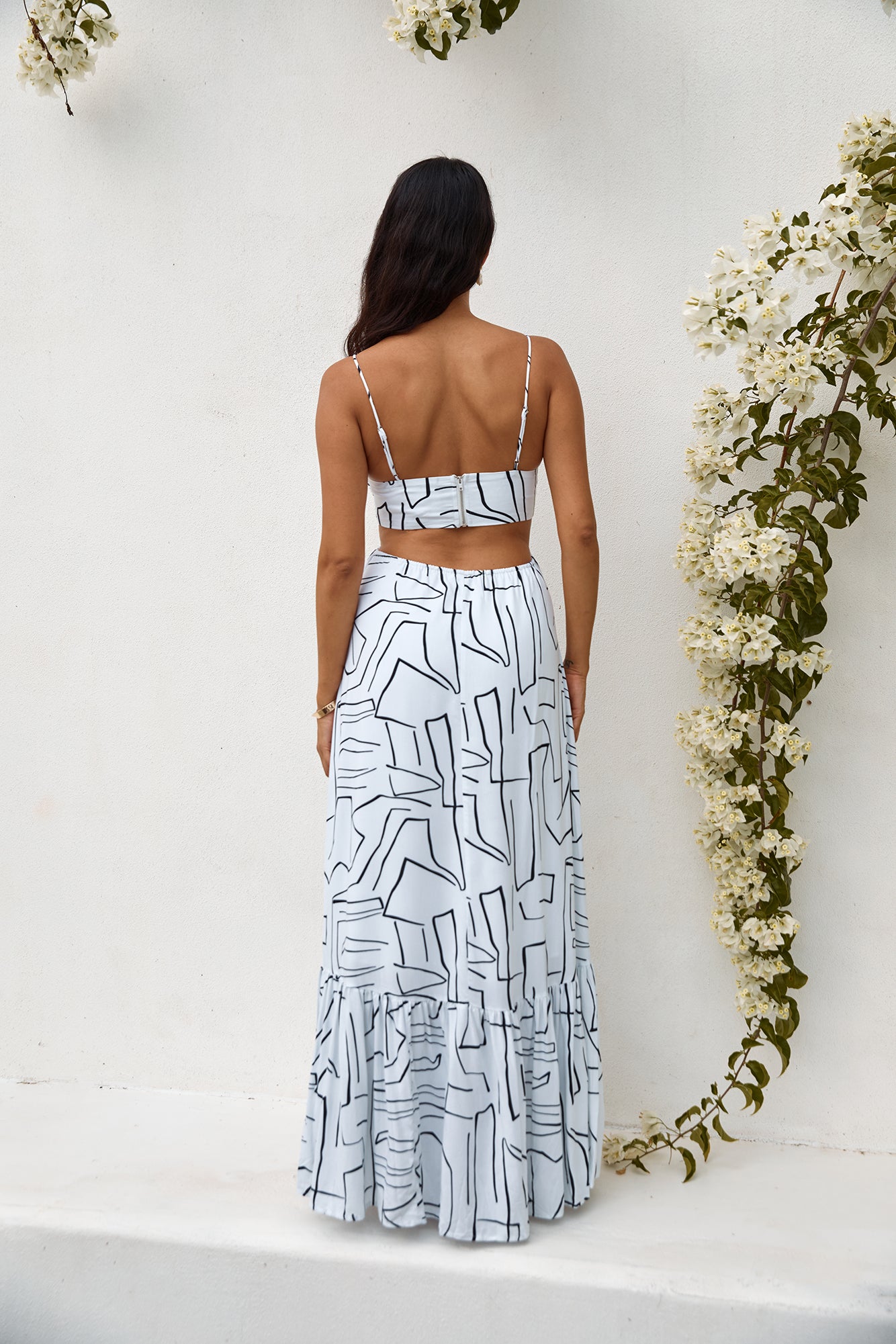 Times Have Changed Maxi Dress White-Seaa Fashion