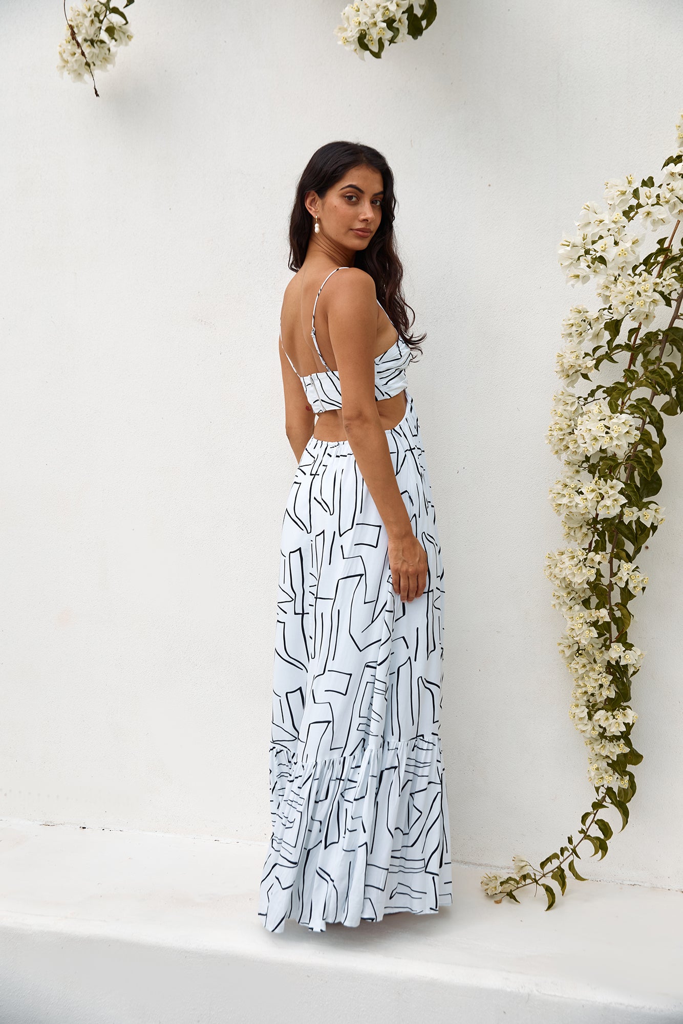 Times Have Changed Maxi Dress White-Seaa Fashion