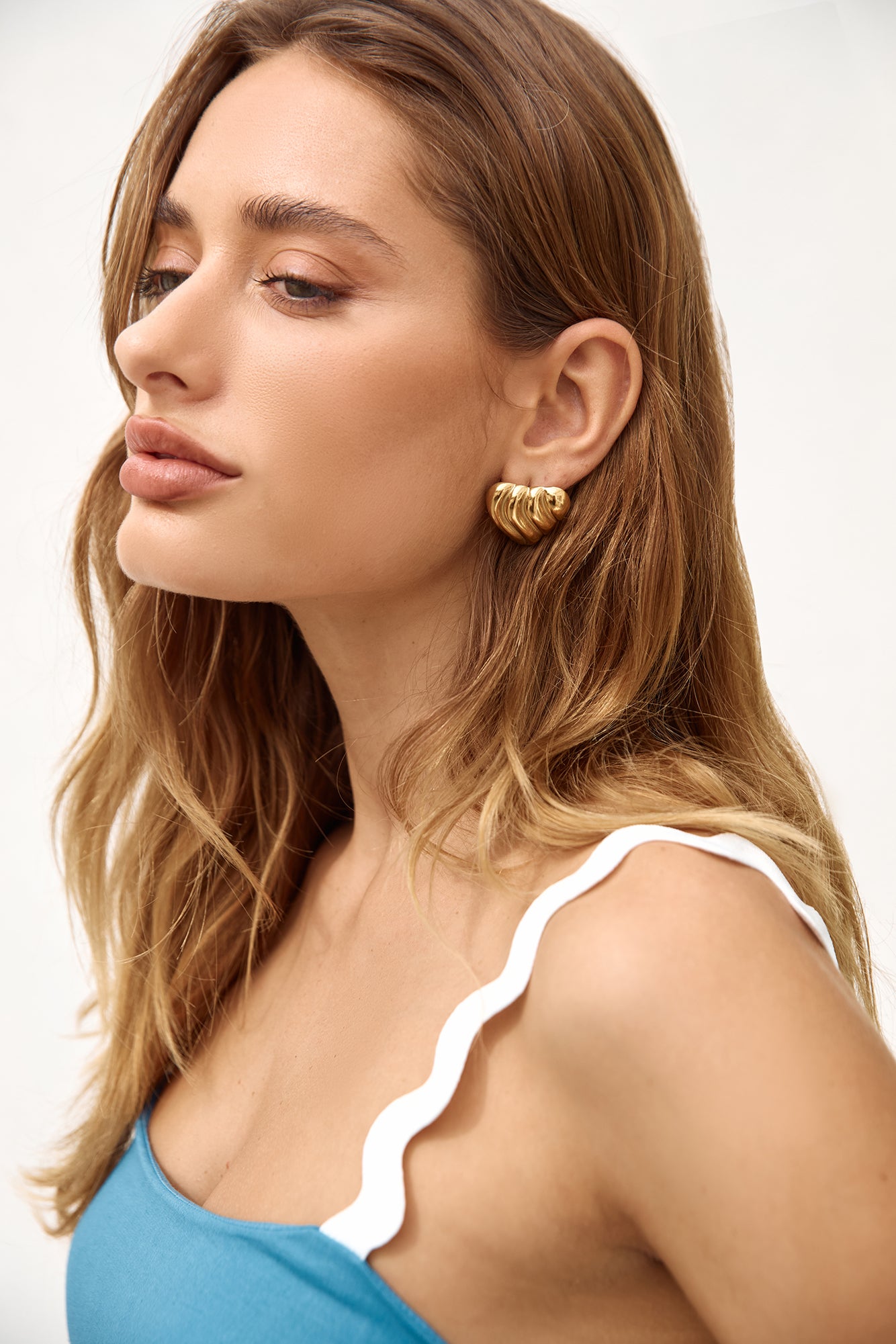 18k Gold Plated Fave Places Earrings Gold-Seaa Fashion