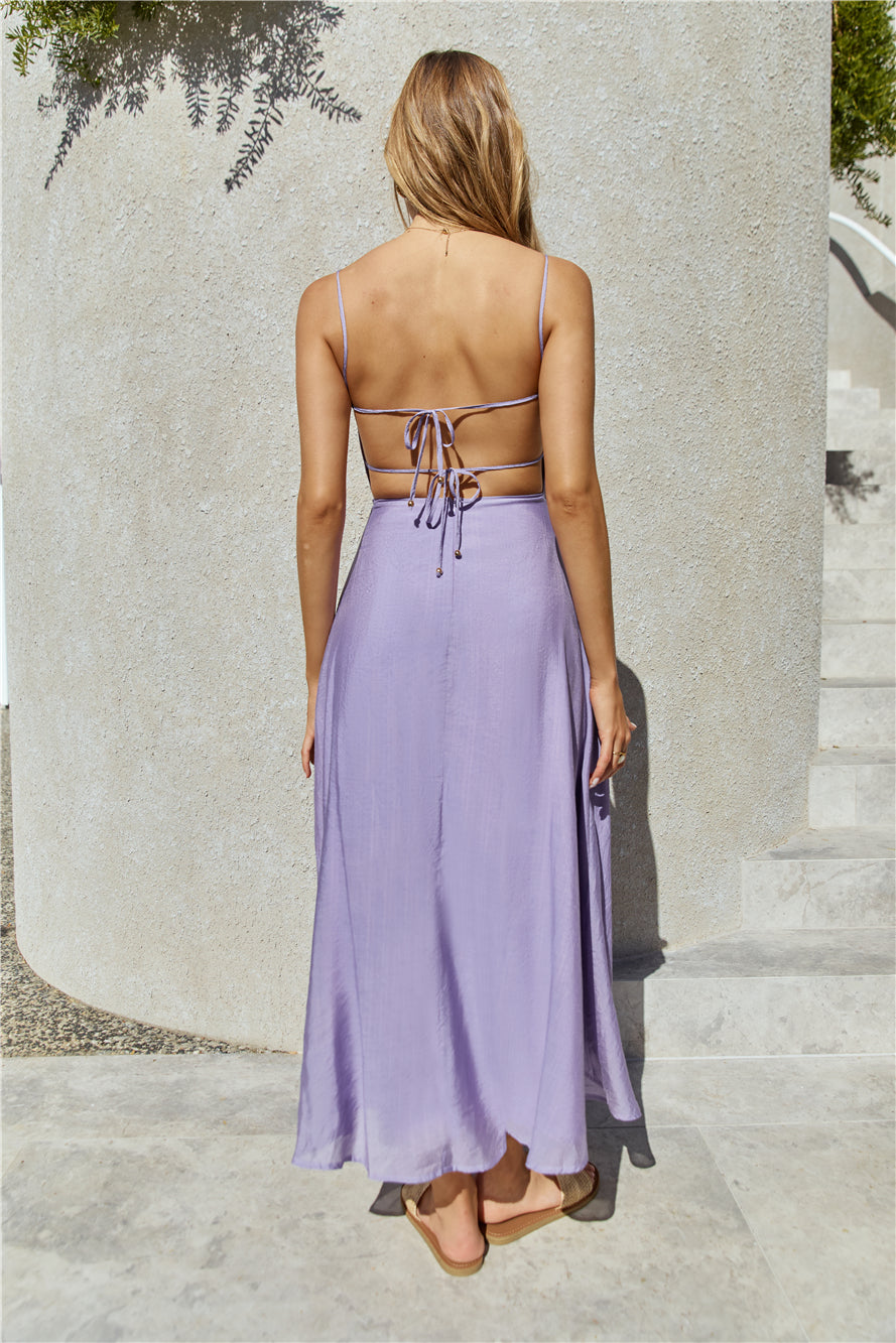 Best Dressed Maxi Dress Purple-Seaa Fashion