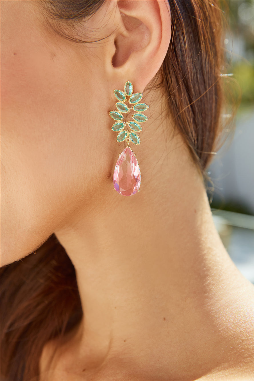 18k Gold Plated Island Treasure Earrings Gold-Seaa Fashion